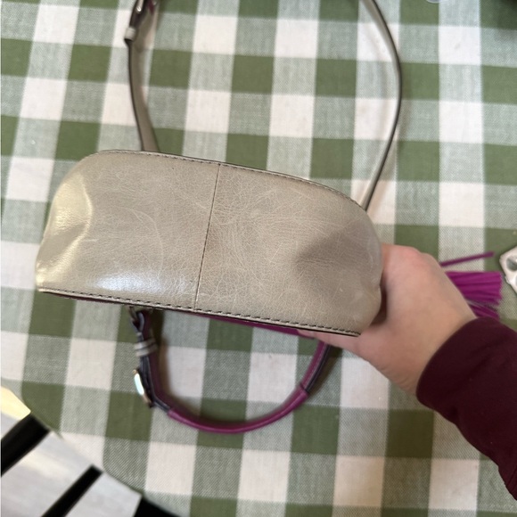 COACH mini Willis legacy in berry and tan/cream color way. - Picture 9 of 11